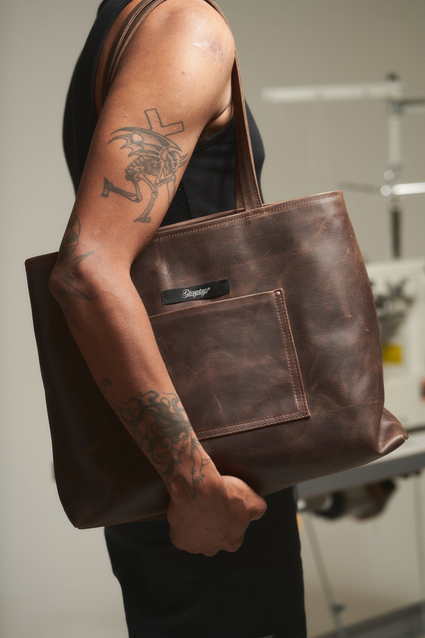 The Umber Pull-Up Shopper