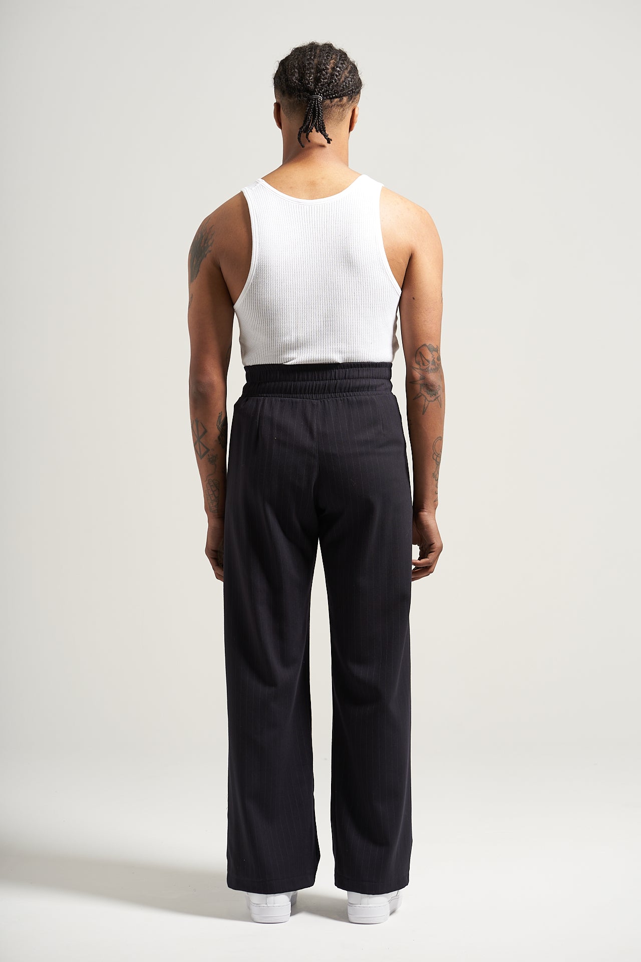 The Pinstripe Flow Pant