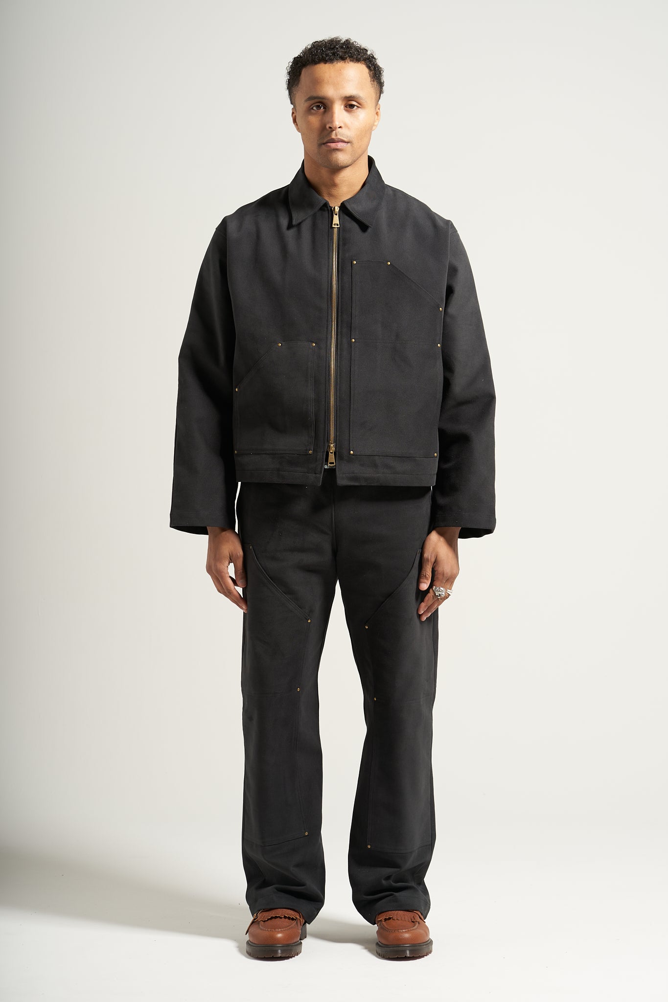 The Smoke Black Carpenter Jacket