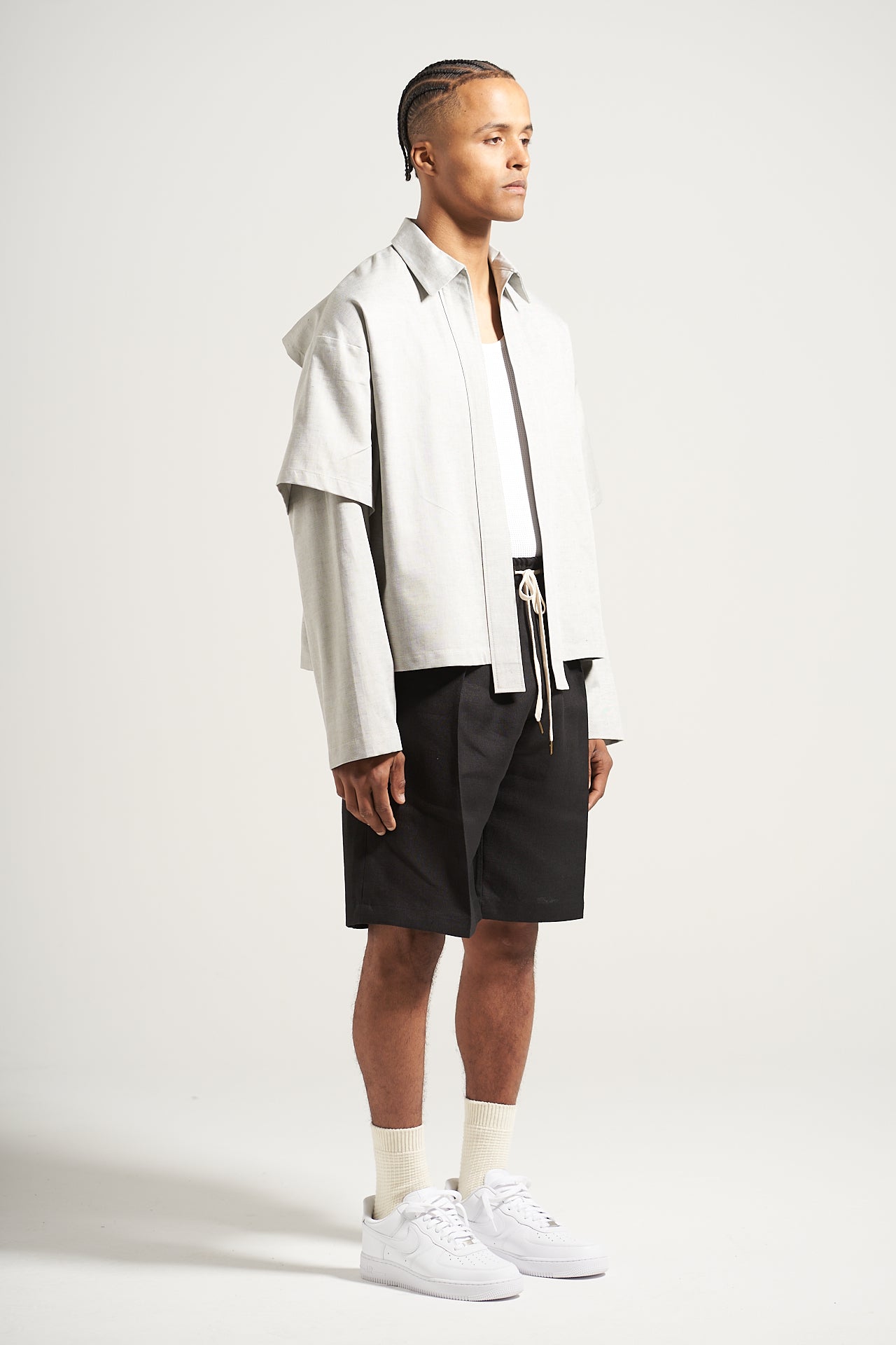 The Blackout Linen Box Short