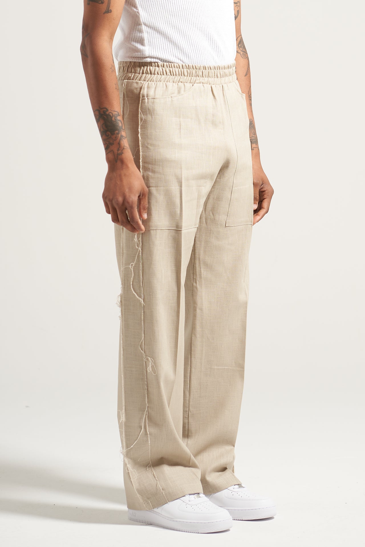The Stone Linen Fatigue Pant