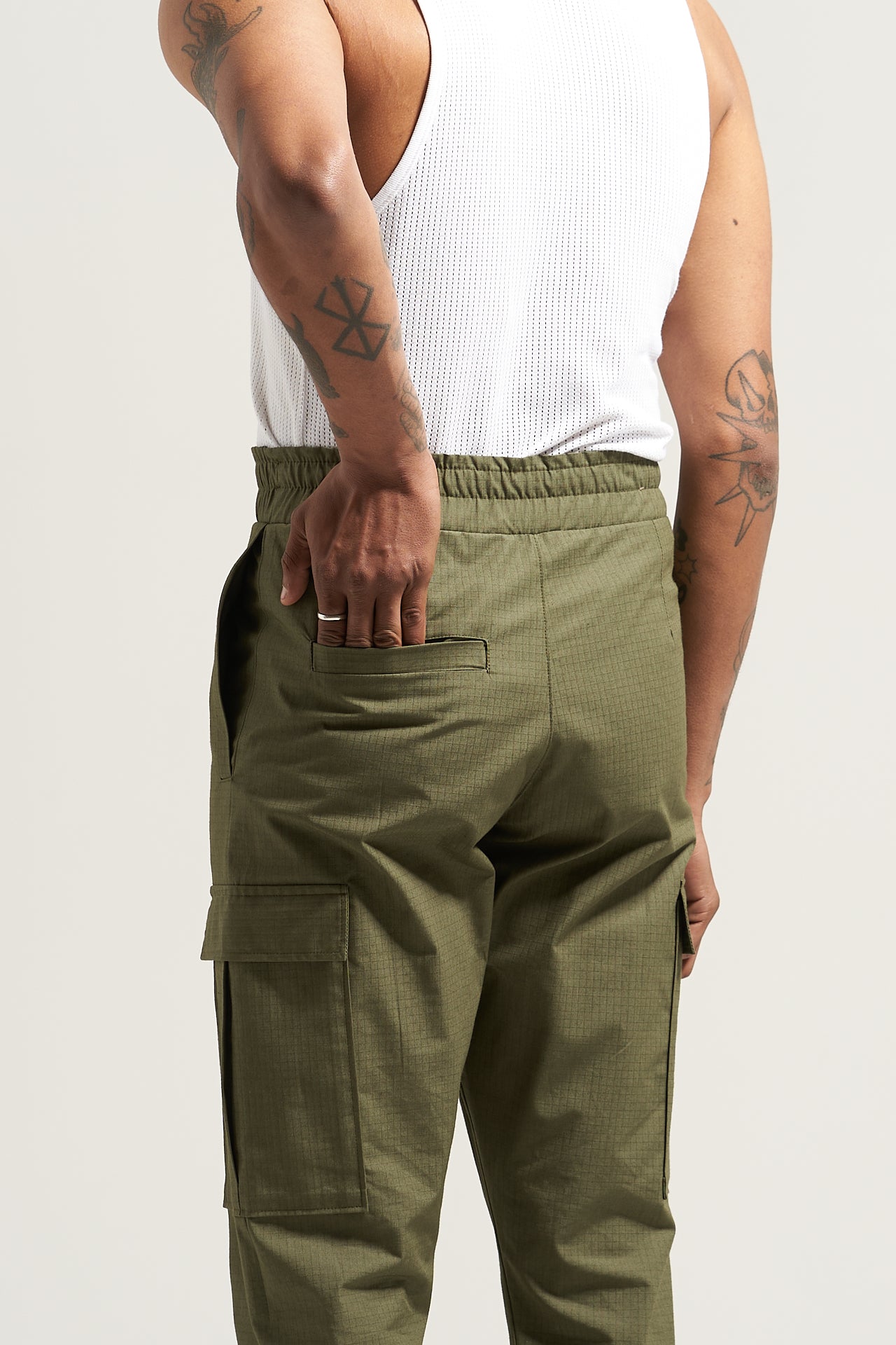 The Olive Ripstop Cargo