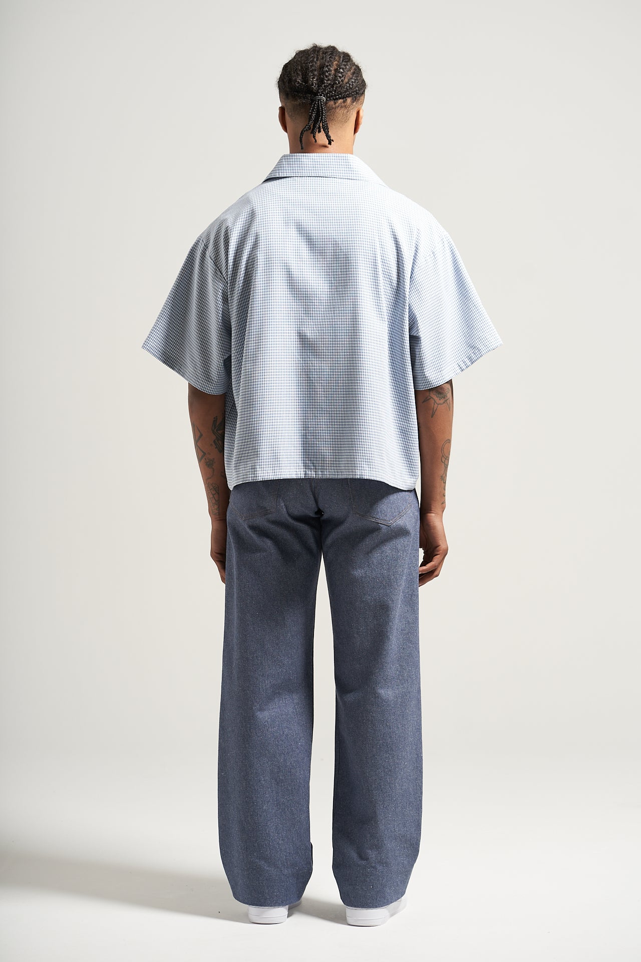 The Sky Gingham Bowling Shirt