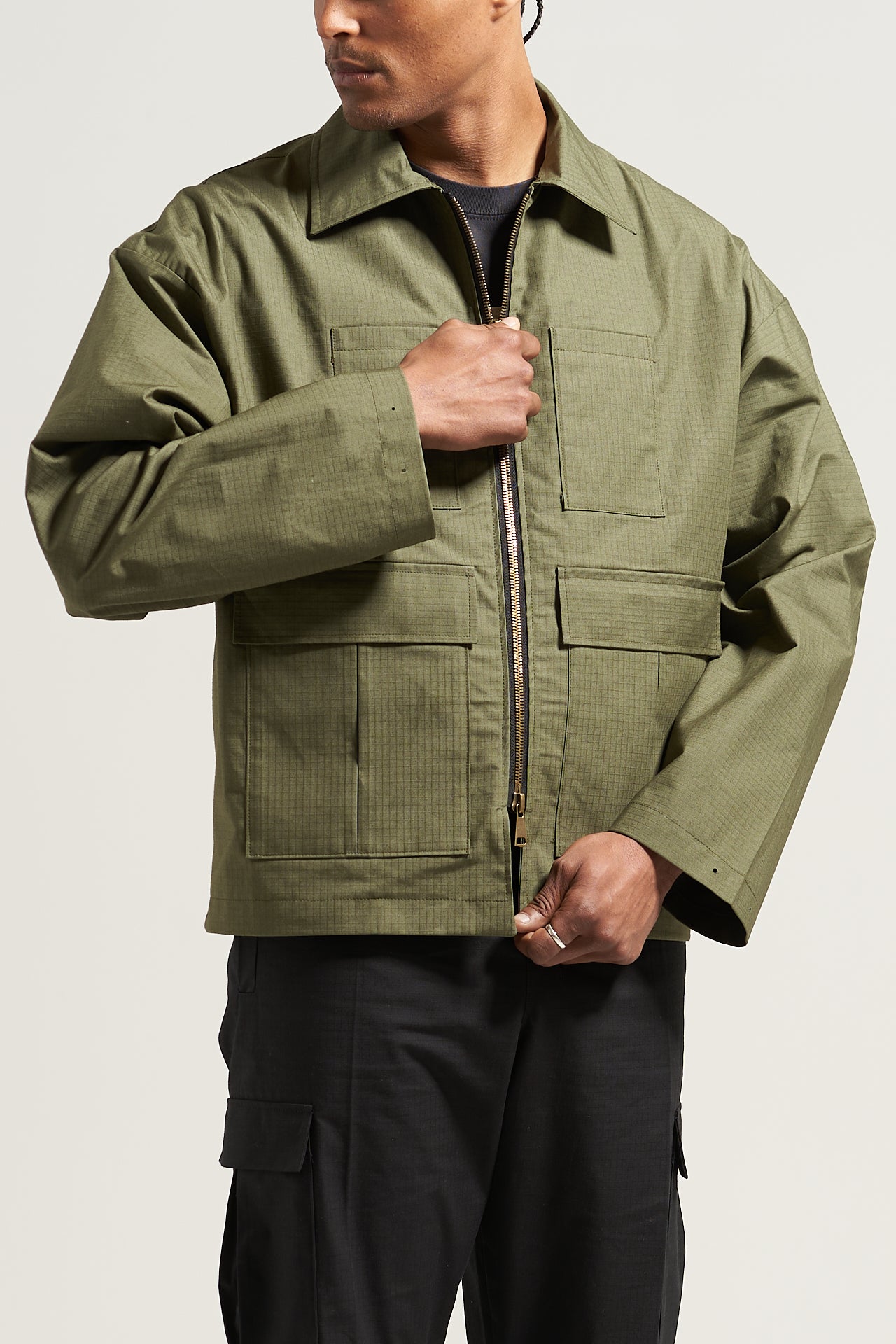The Olive Ripstop Shooting Jacket