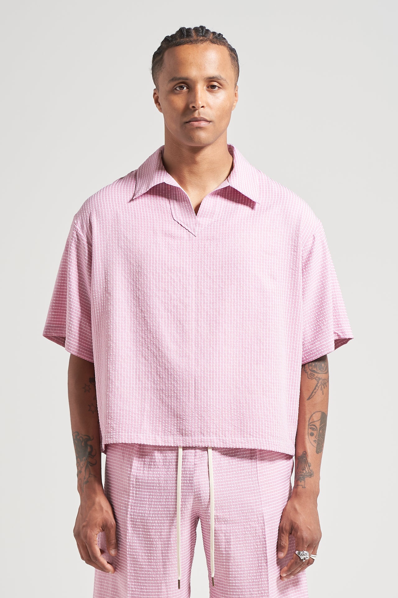 The Blossom Check Flow Polo
