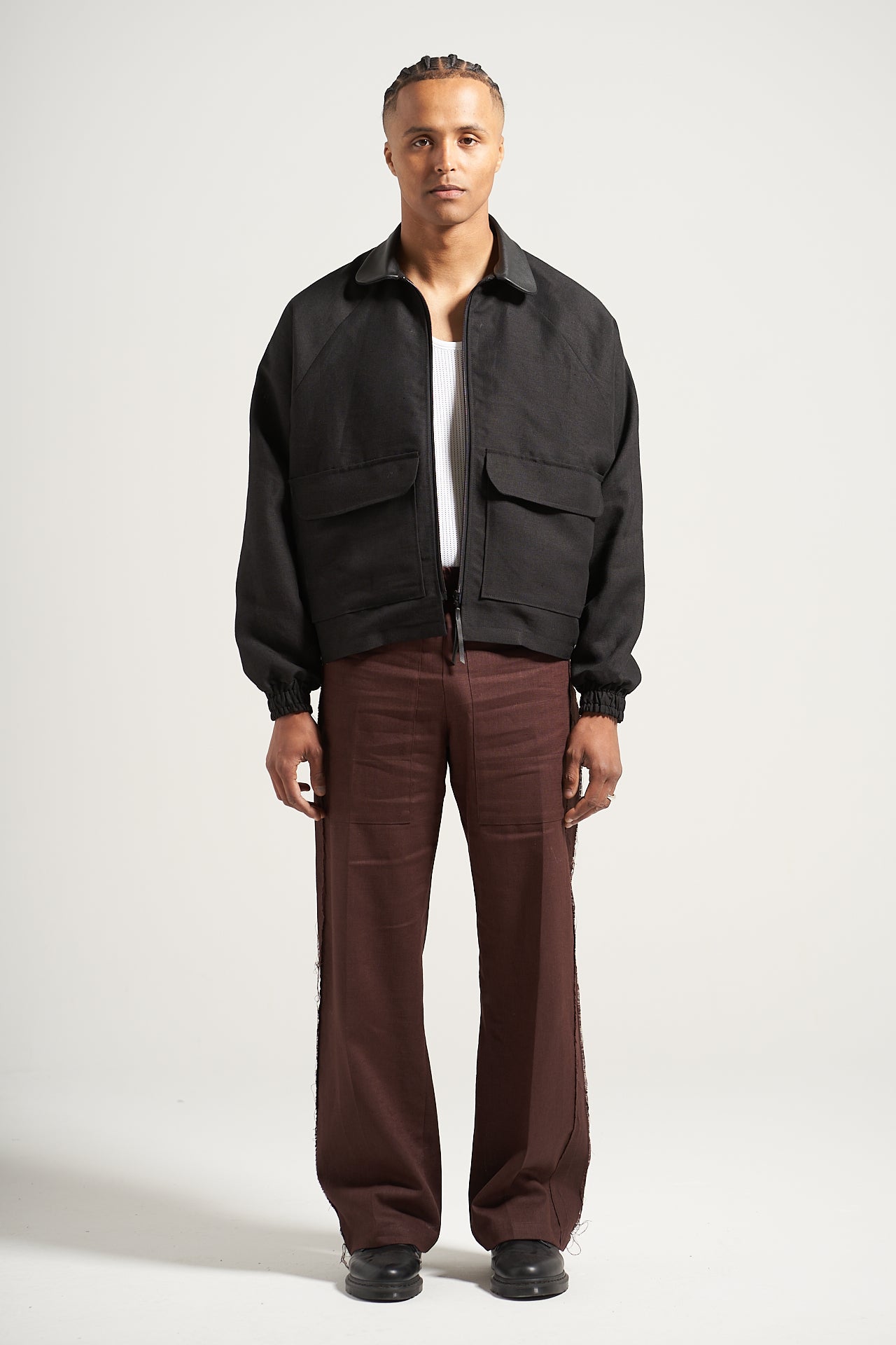 The Black Linen Rodeo Jacket