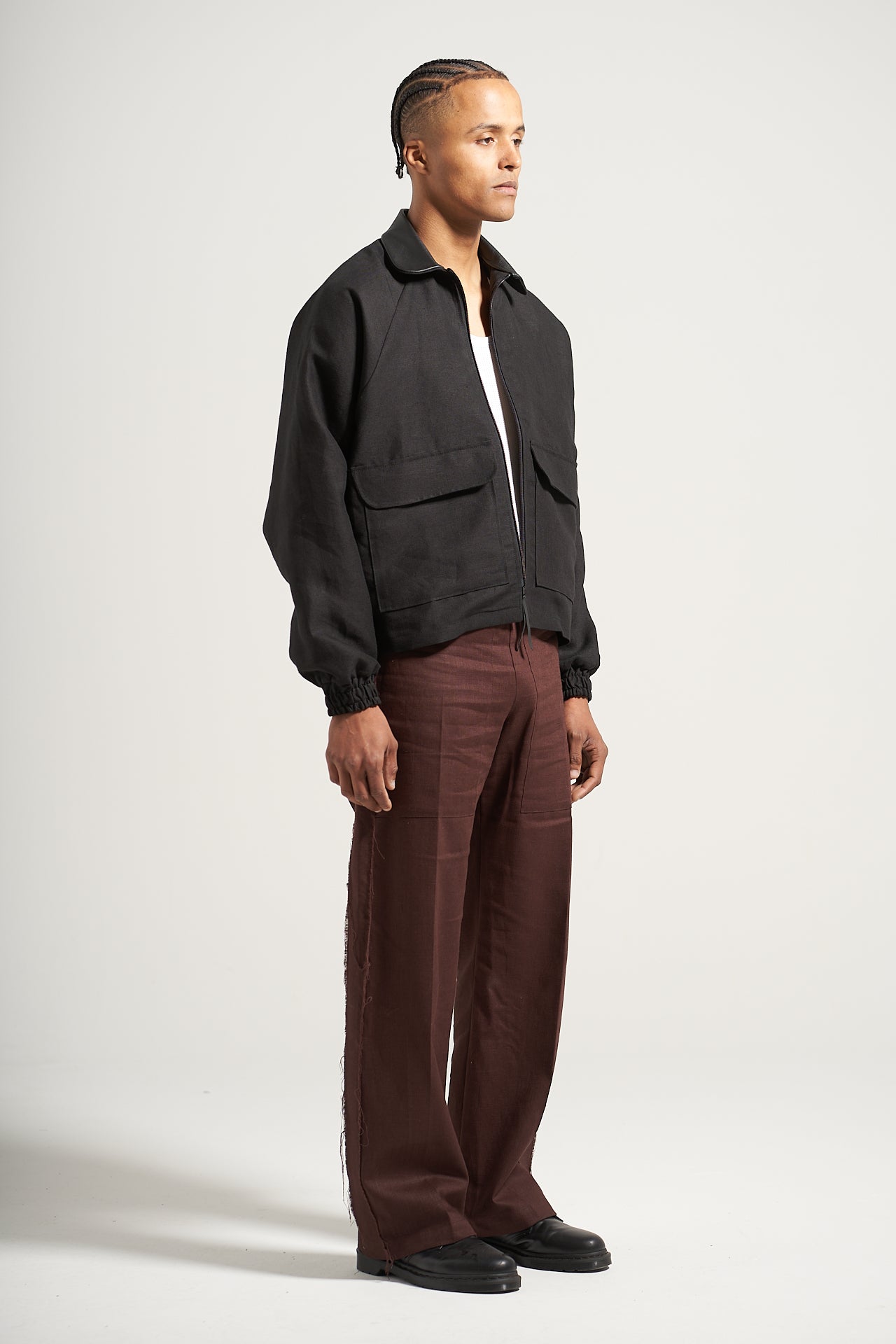 The Black Linen Rodeo Jacket