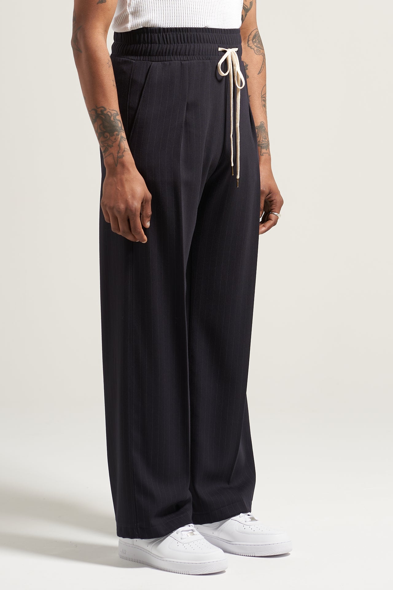 The Pinstripe Flow Pant