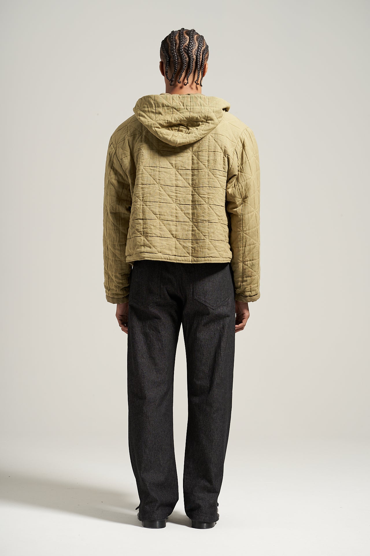 The Milled Black Split Pant