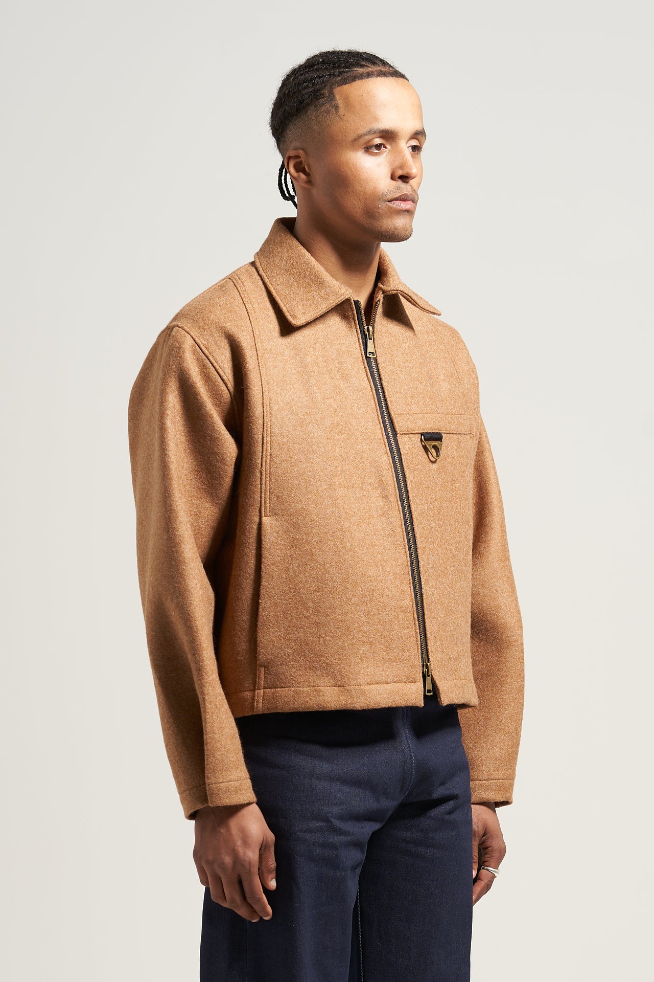 The Rust Wool Rider Jacket