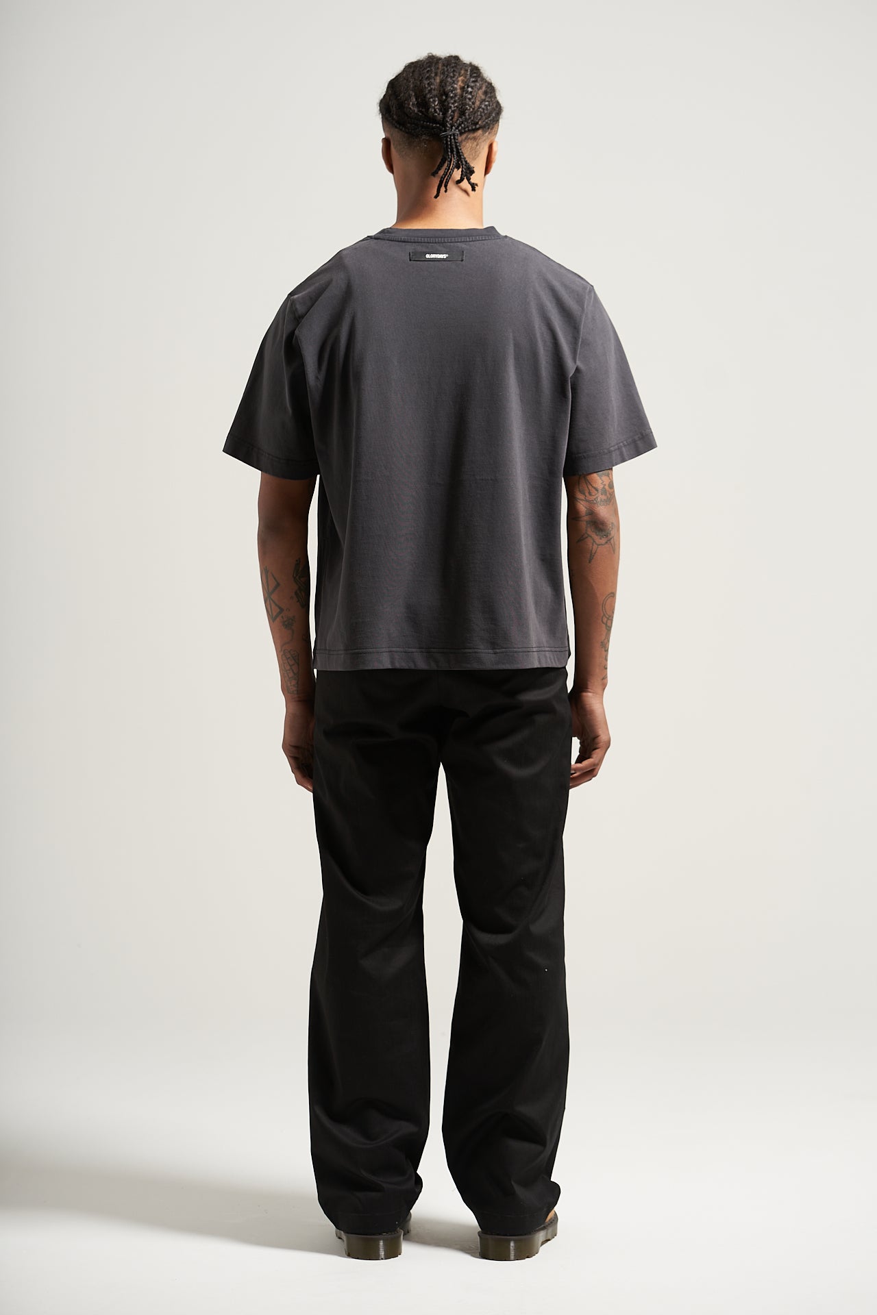 The Washed Black Patch Tee