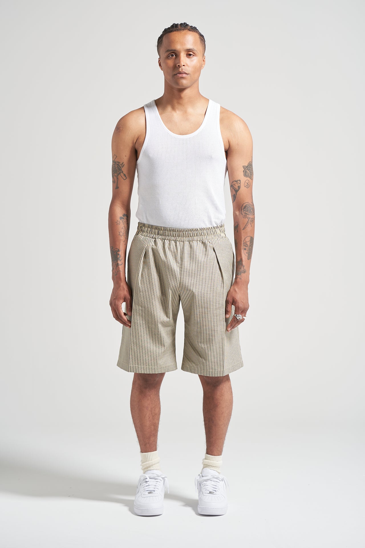 The County Stripe Box Short