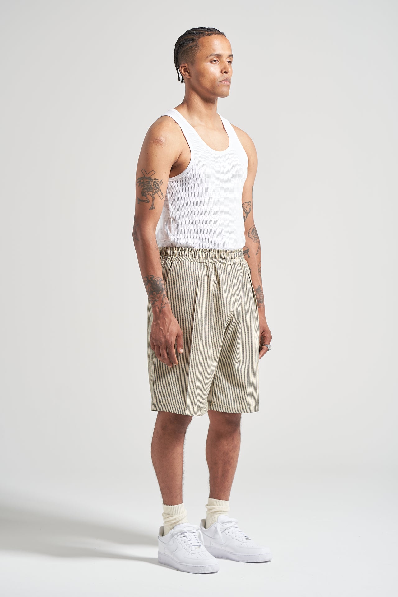 The County Stripe Box Short