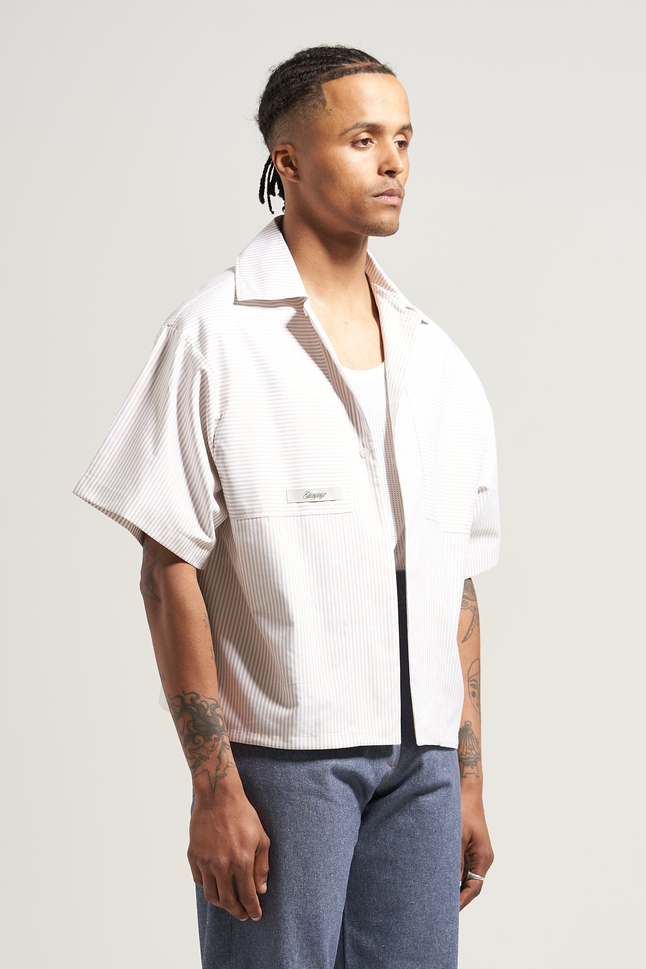 The Sand Stripe Bowling Shirt