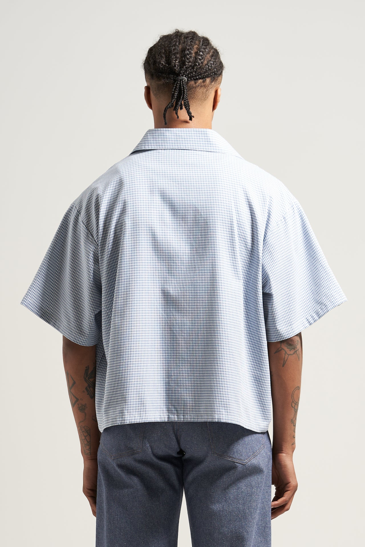The Sky Gingham Bowling Shirt