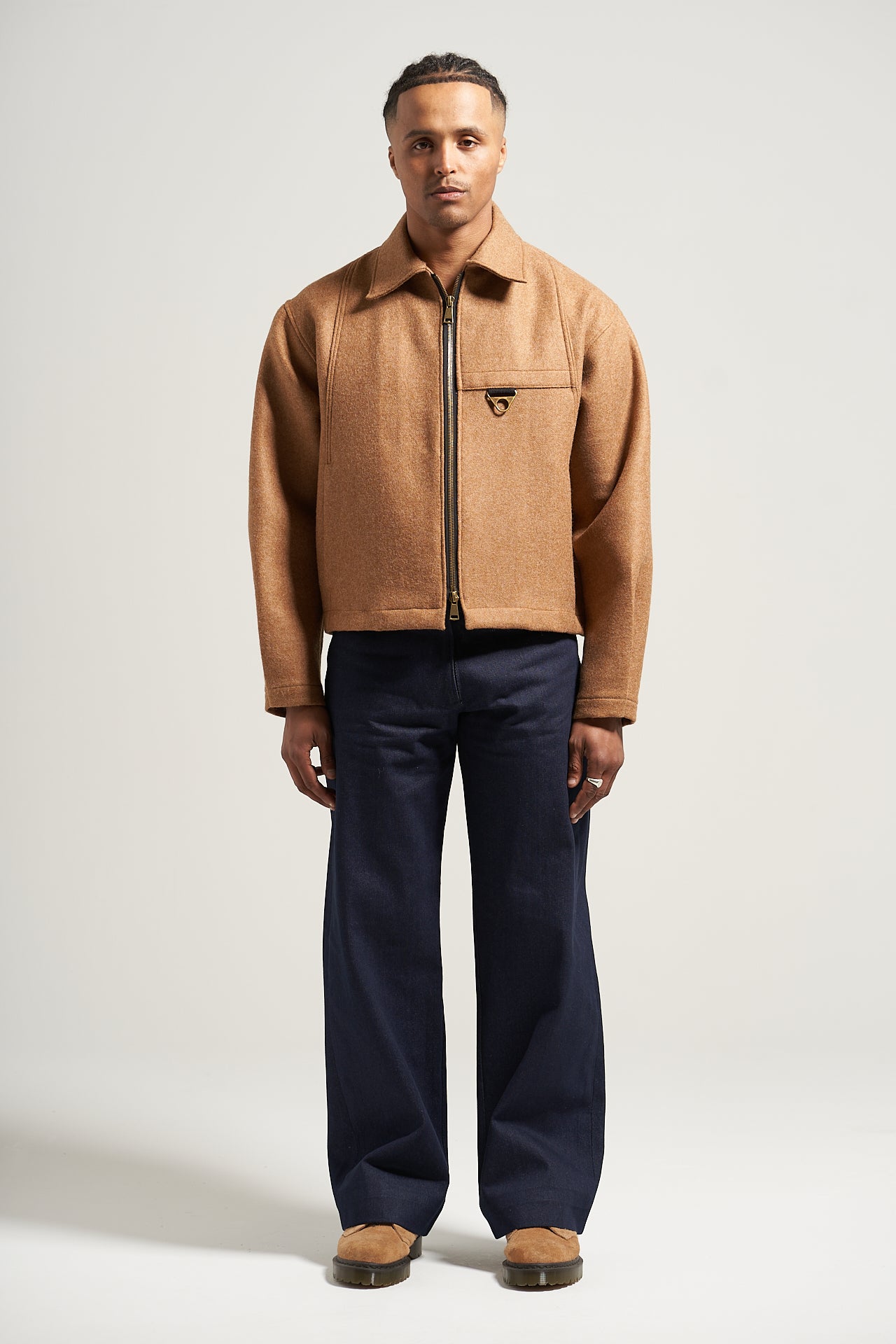 The Rust Wool Rider Jacket