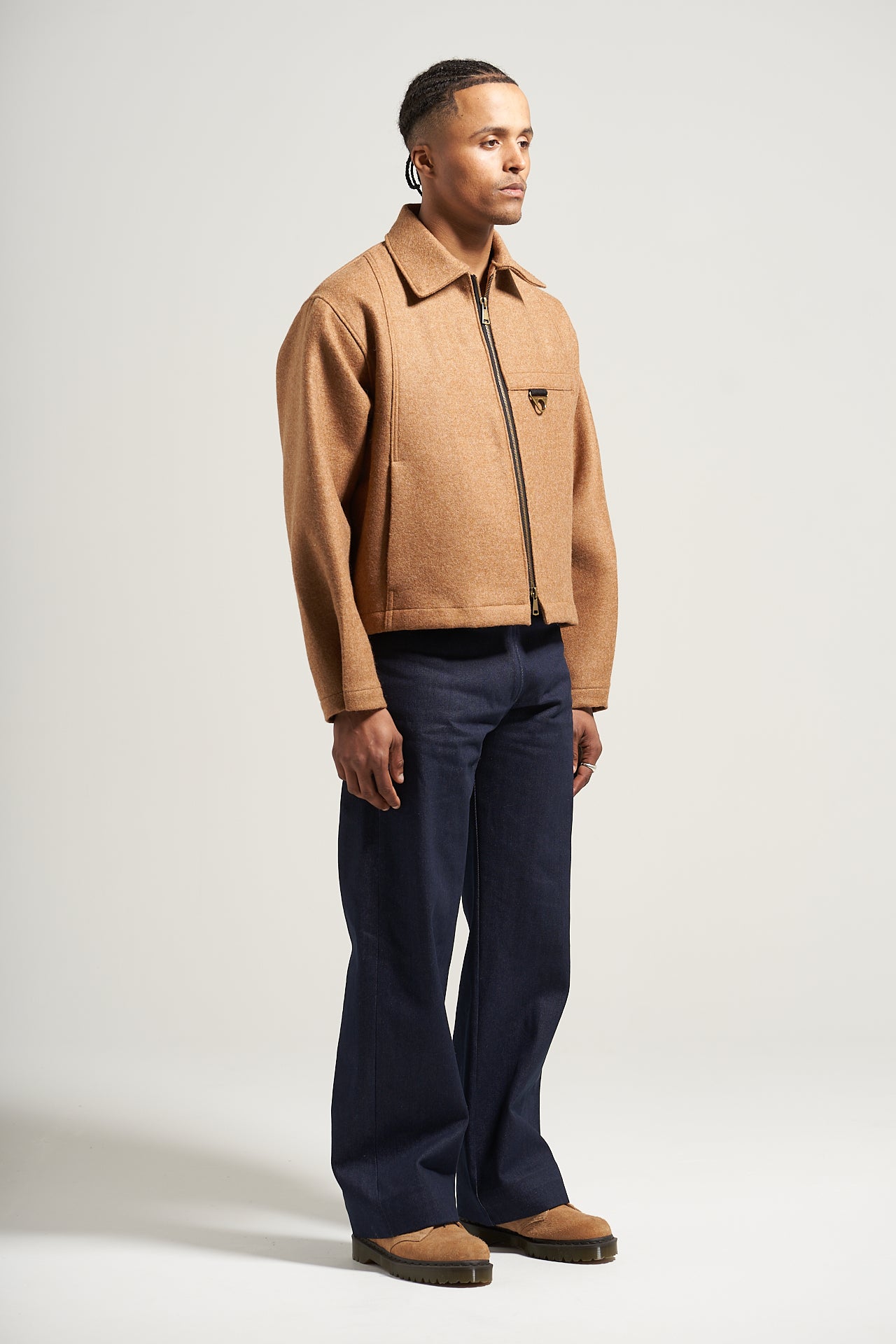 The Rust Wool Rider Jacket