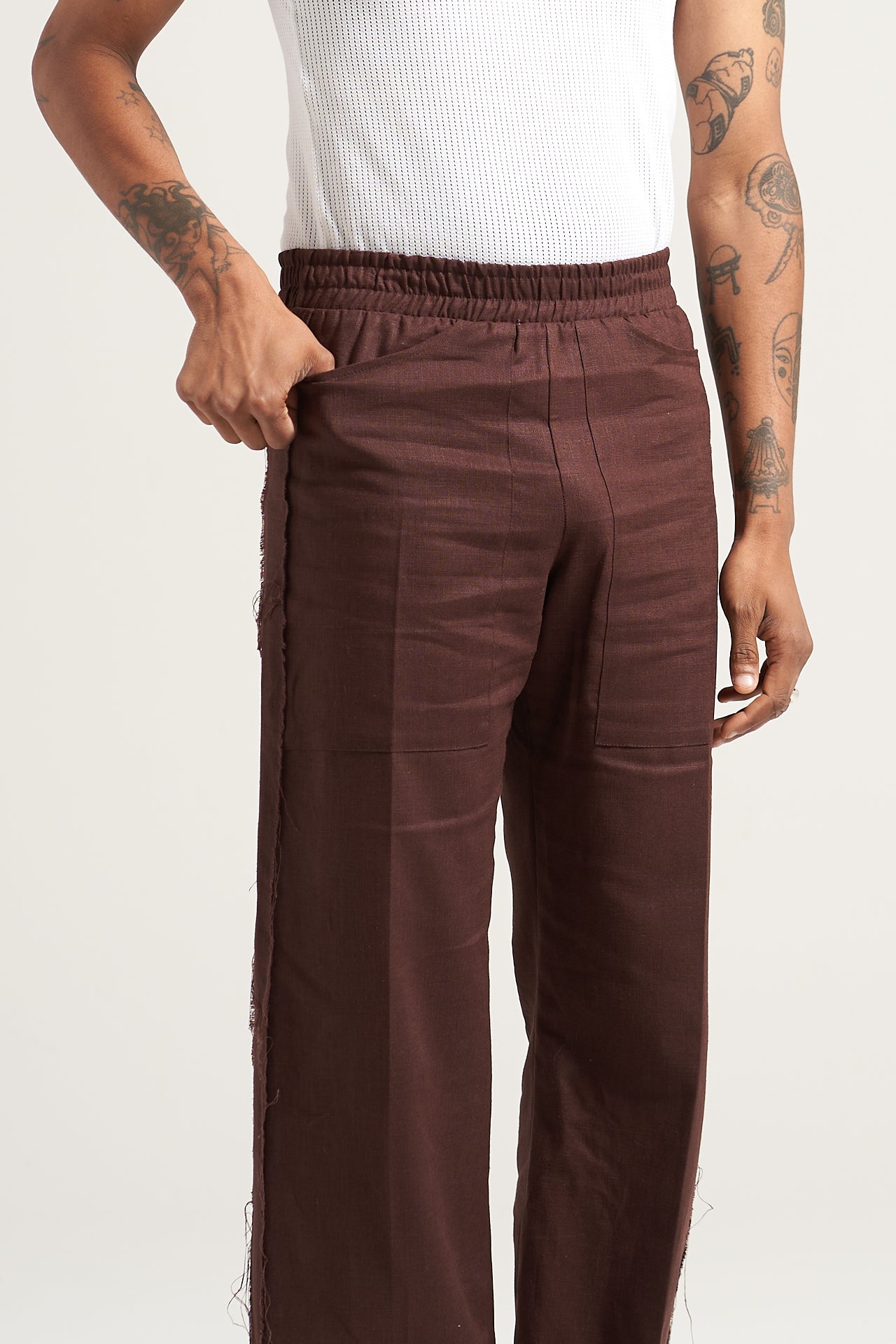 The Umber Linen Fatigue Pant