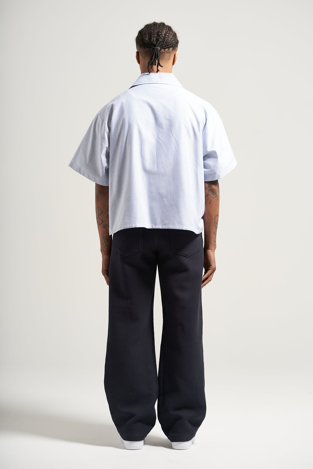 The Royal Stripe Bowling Shirt