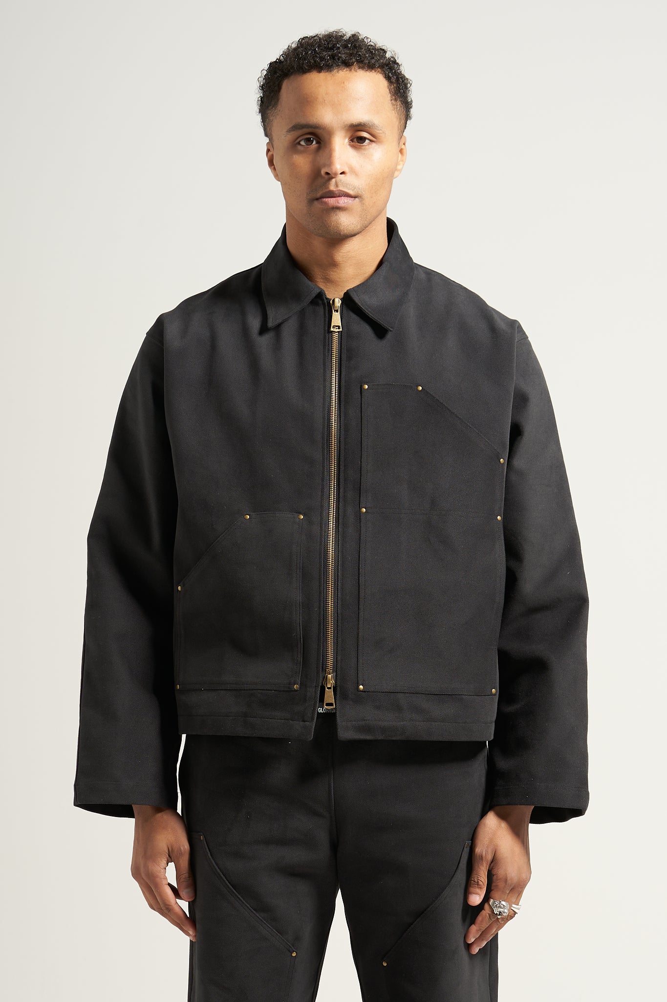 The Smoke Black Carpenter Jacket