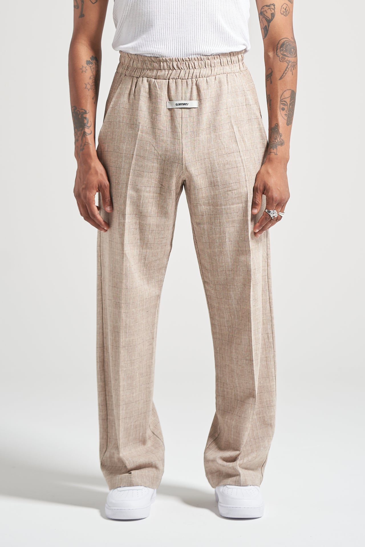 The Check Linen Lounge Pant