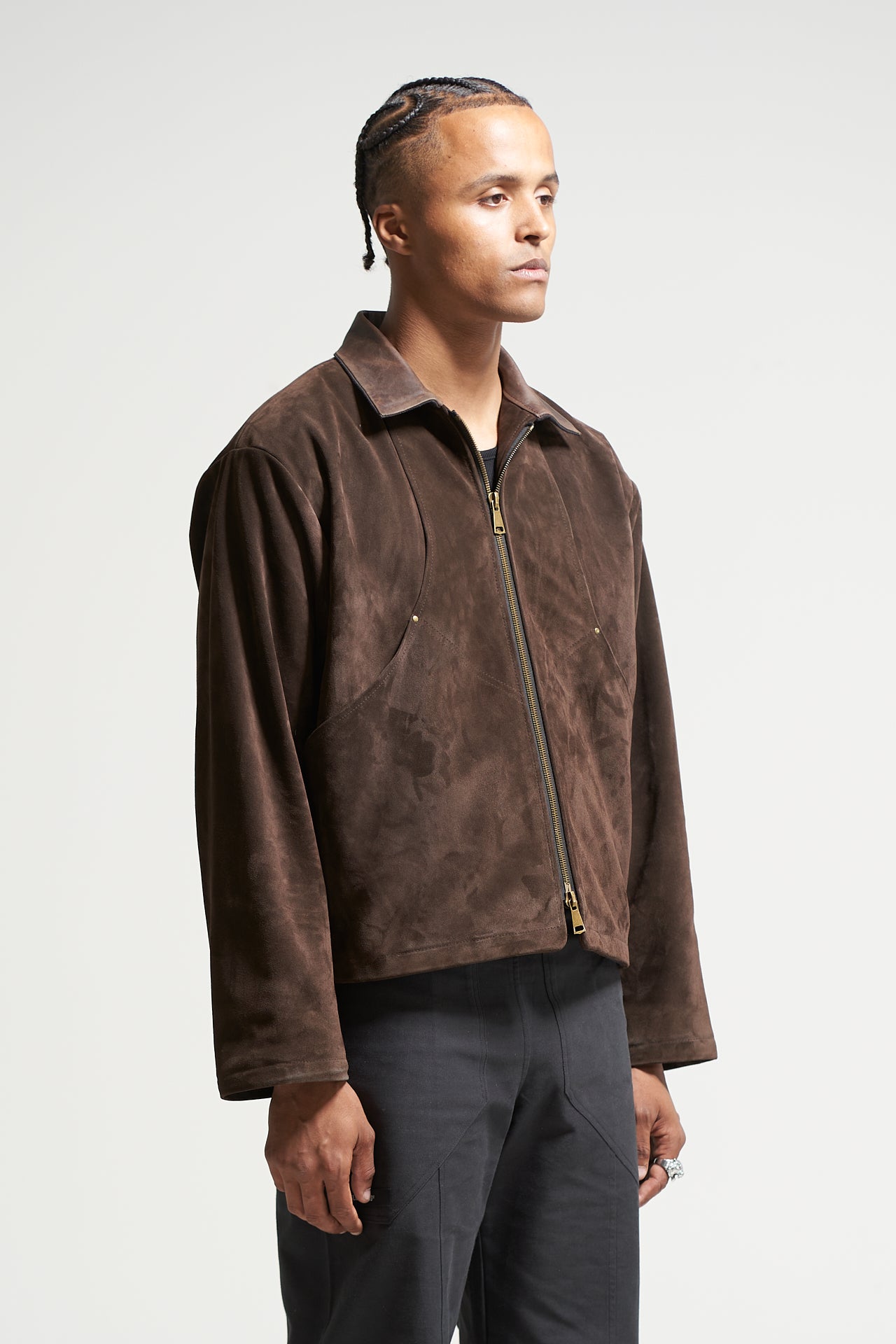 The Umber Suede Flight Jacket