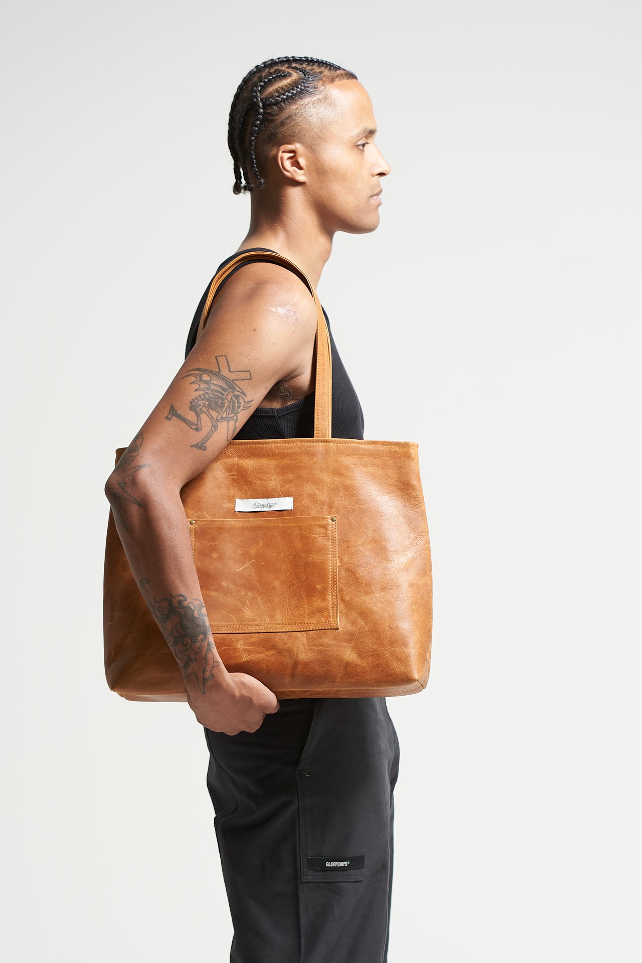 The Tan Pull-Up Shopper