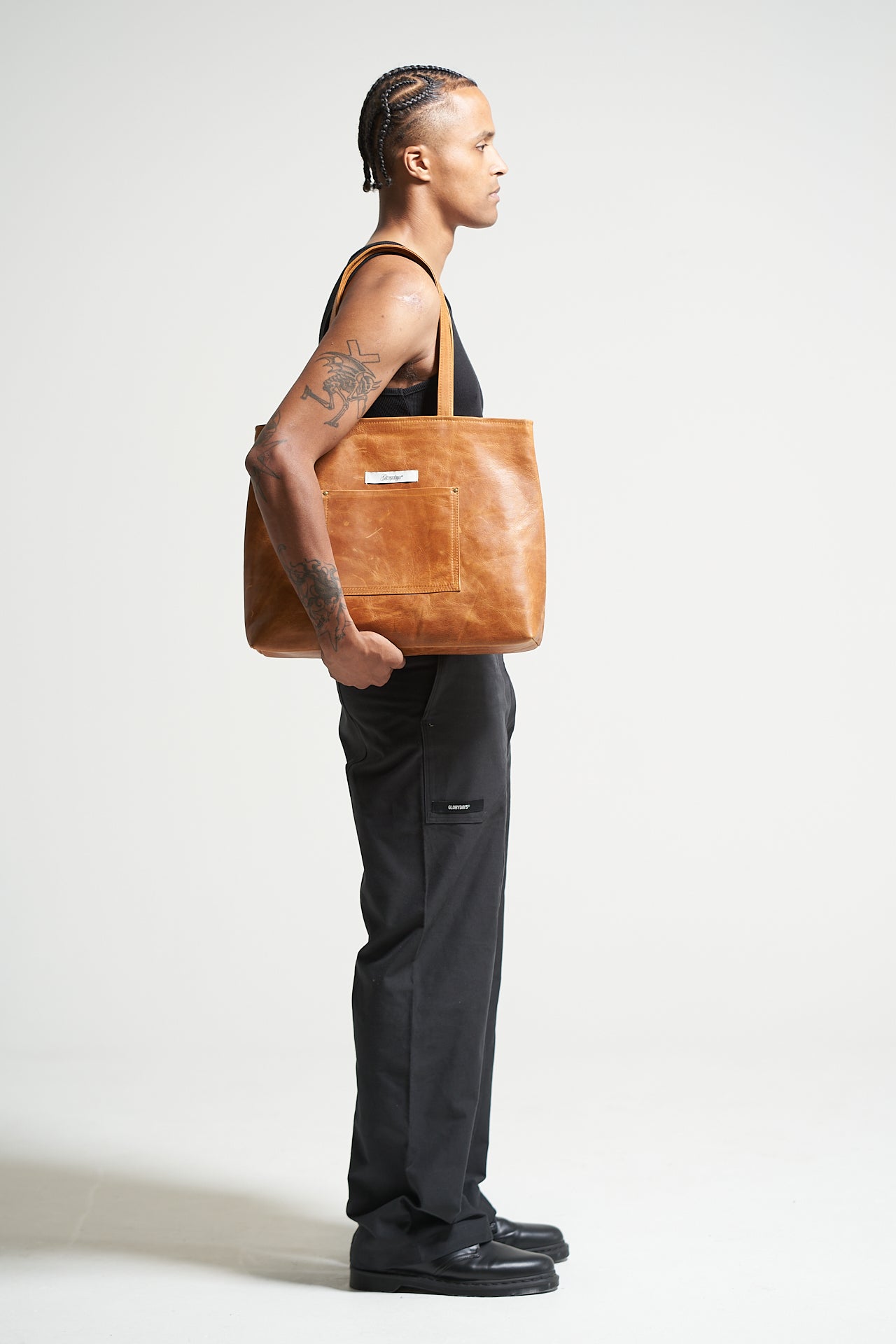 The Tan Pull-Up Shopper