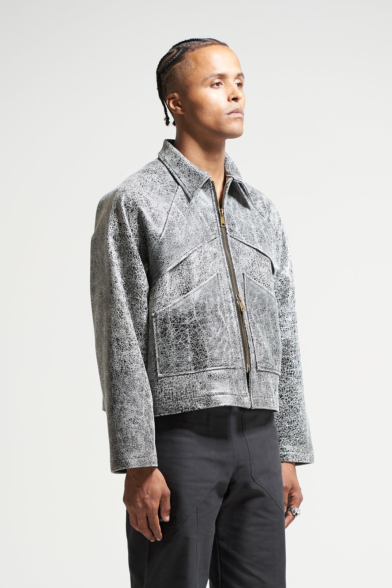 The Bedrock Lambskin Joiner Jacket