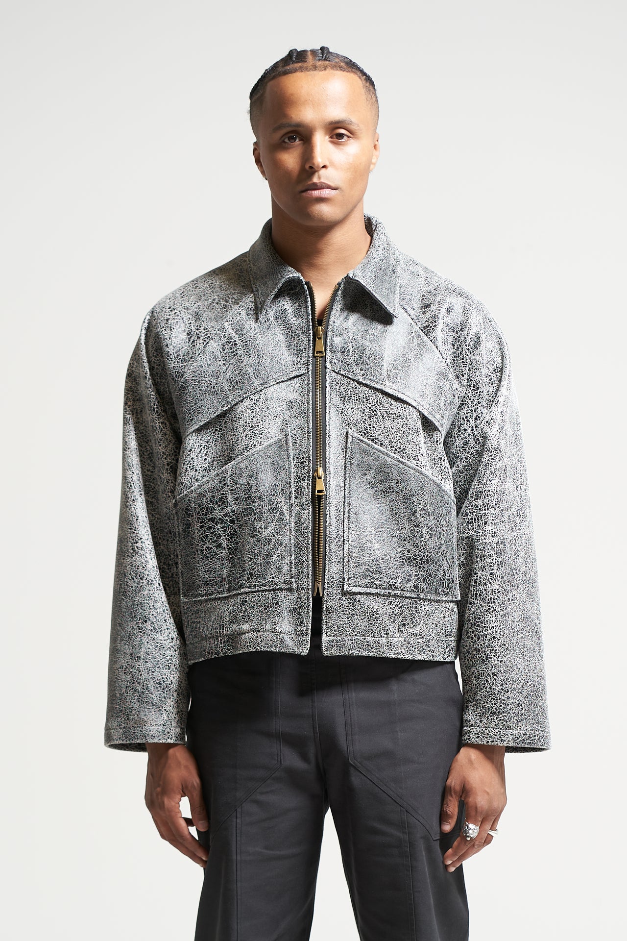 The Bedrock Lambskin Joiner Jacket