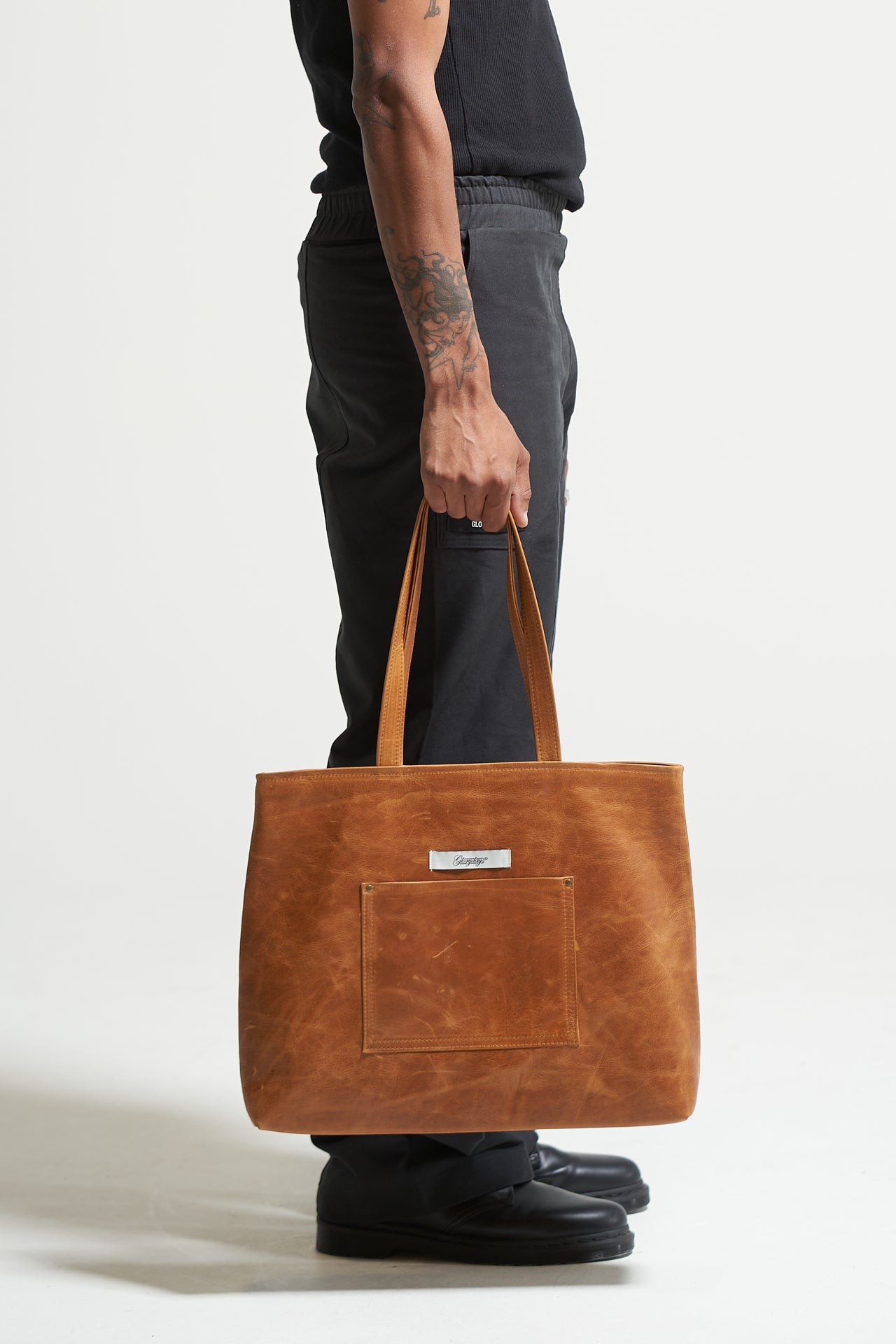 The Tan Pull-Up Shopper