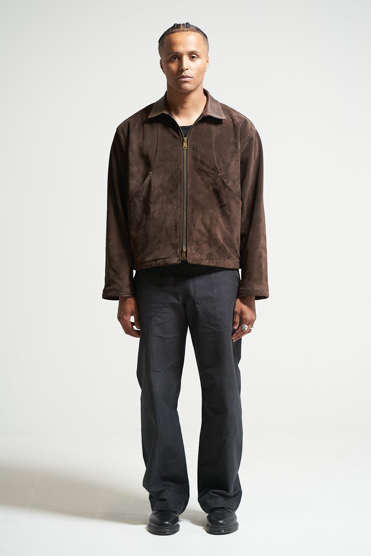 The Umber Suede Flight Jacket