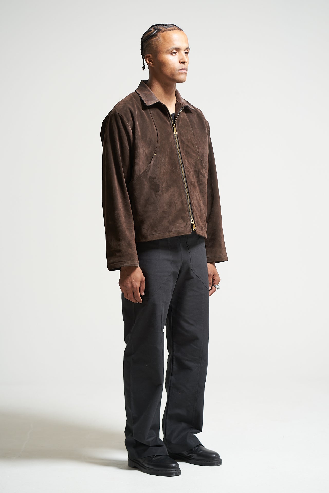 The Umber Suede Flight Jacket