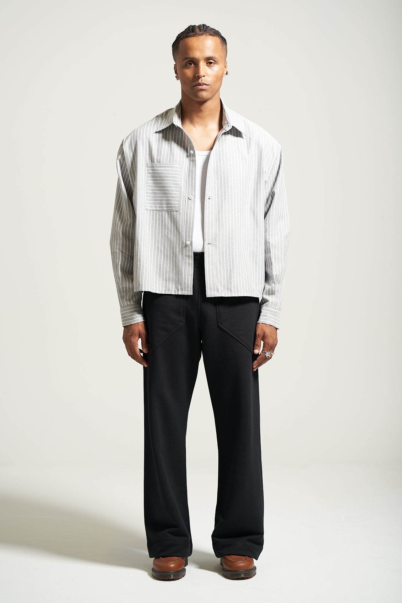 The Graphite Stripe Prep Shirt