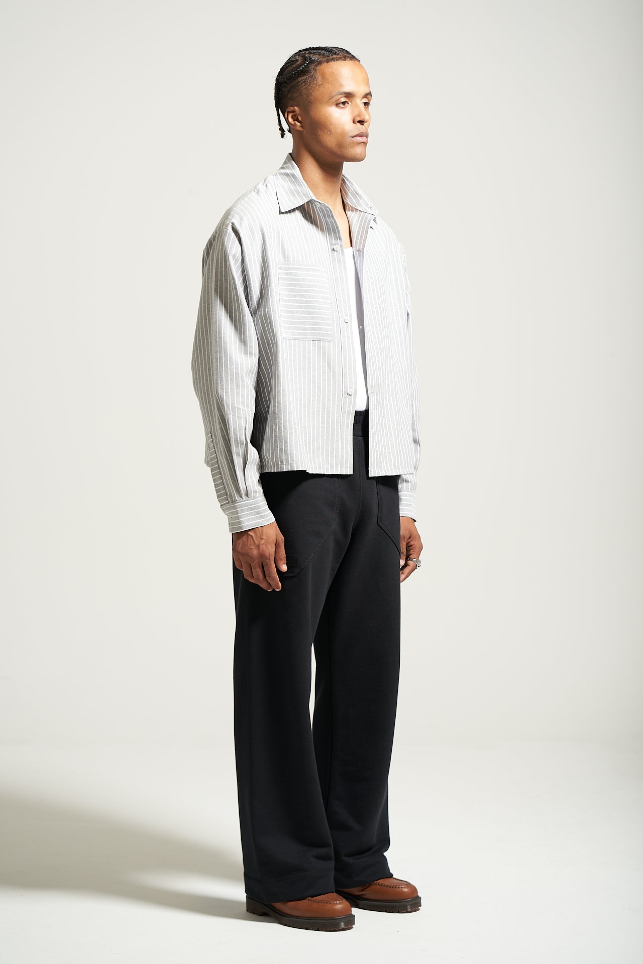 The Graphite Stripe Prep Shirt