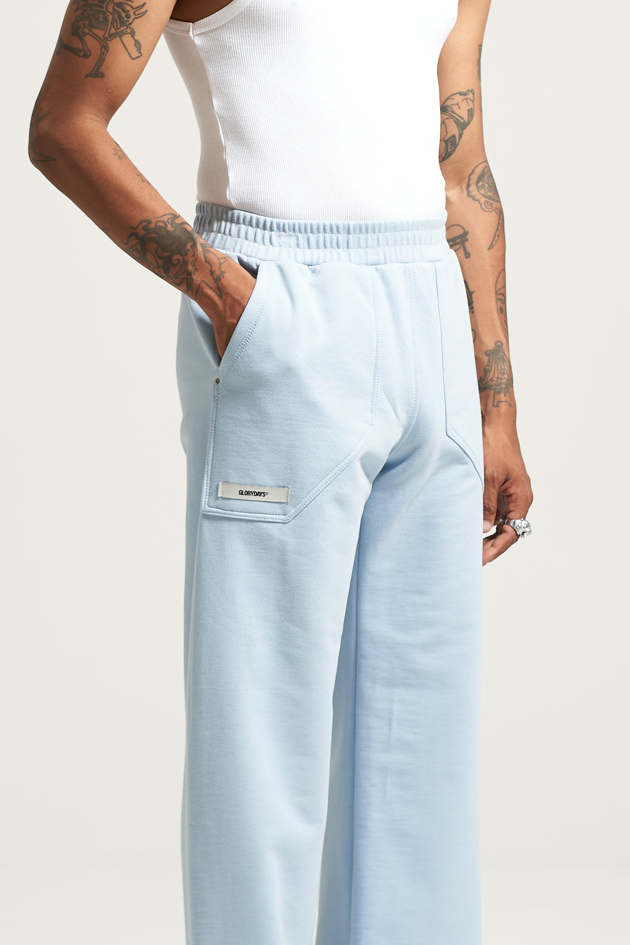 The Sky Blue Staple Jogger