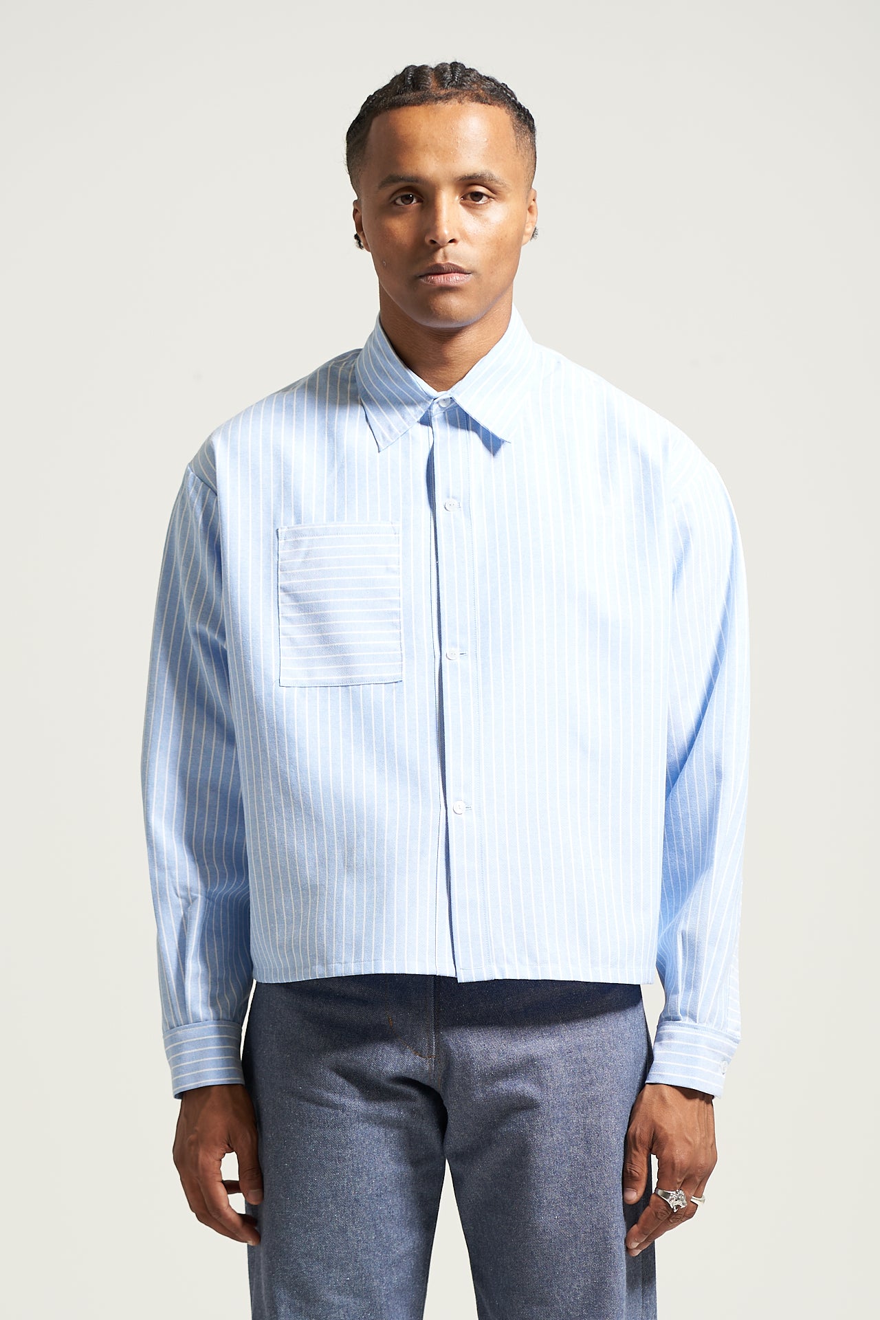 The Sky Blue Stripe Prep Shirt