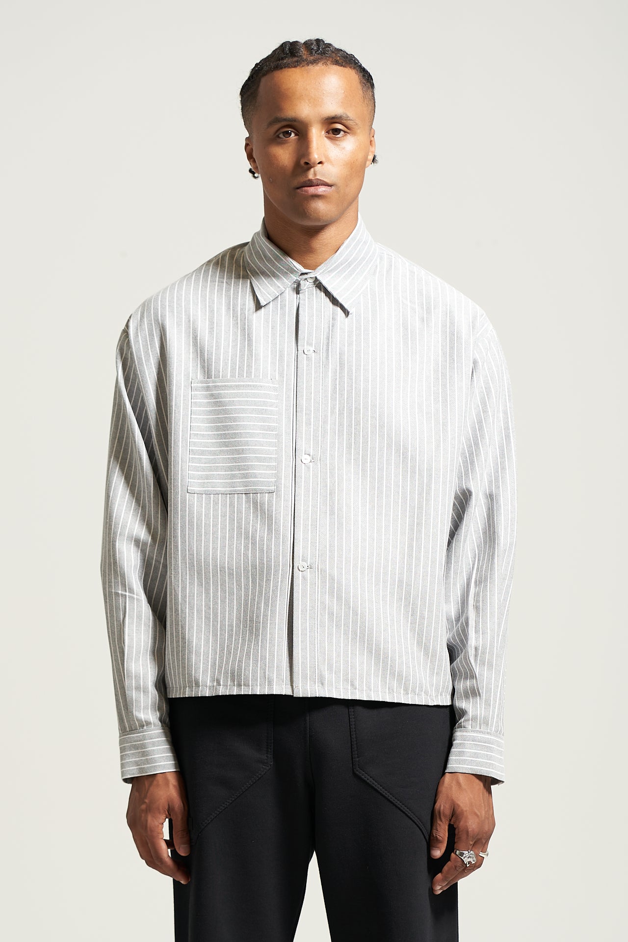 The Graphite Stripe Prep Shirt