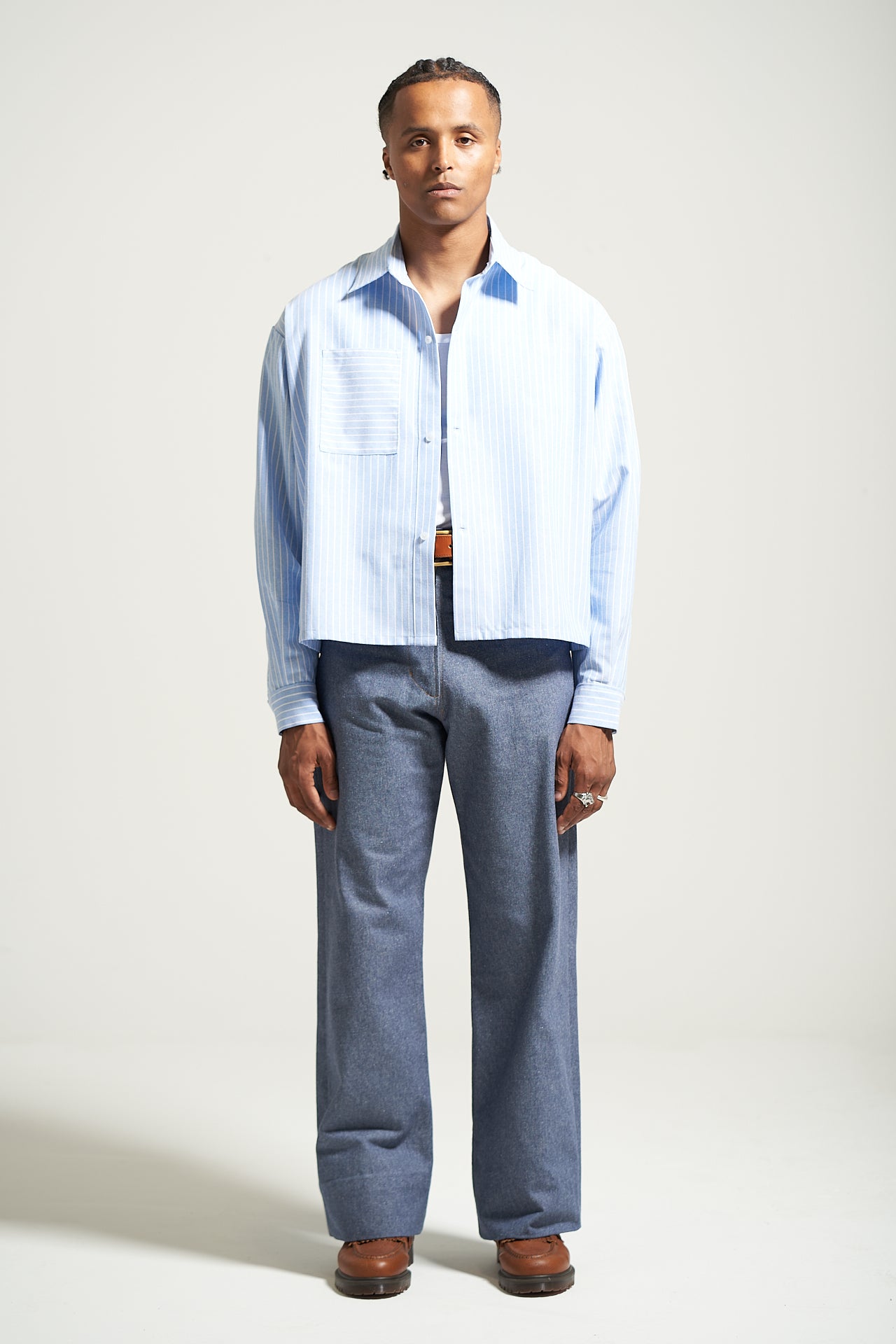 The Sky Blue Stripe Prep Shirt