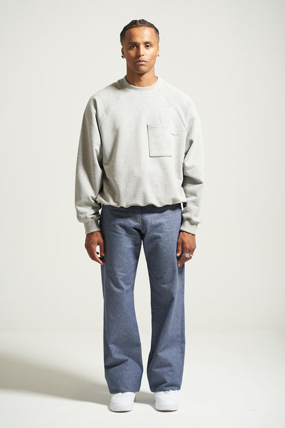The Heather MW Raglan Crewneck