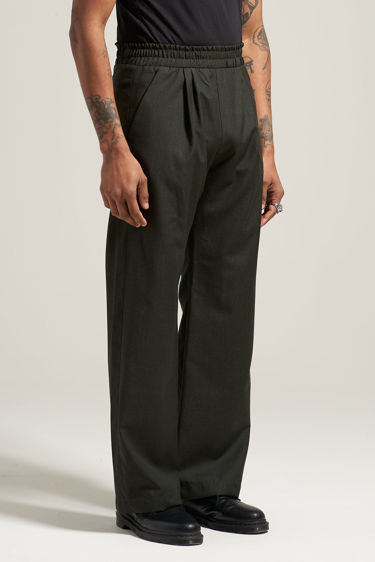 The Night Green Worsted Pant