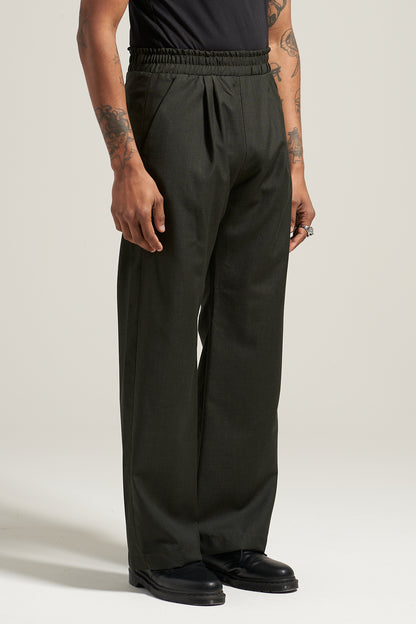 The Night Green Worsted Pant