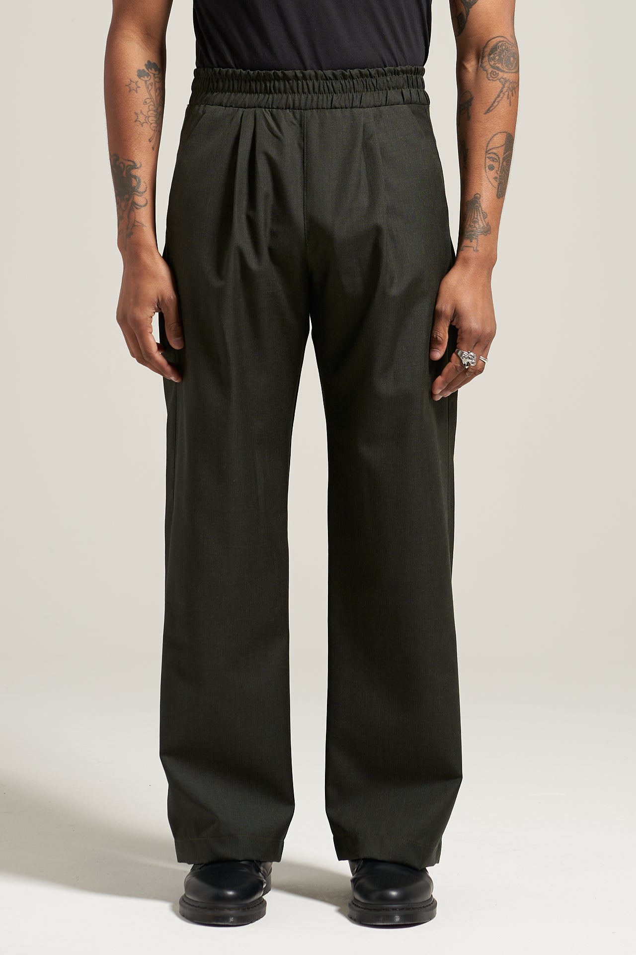 The Night Green Worsted Pant