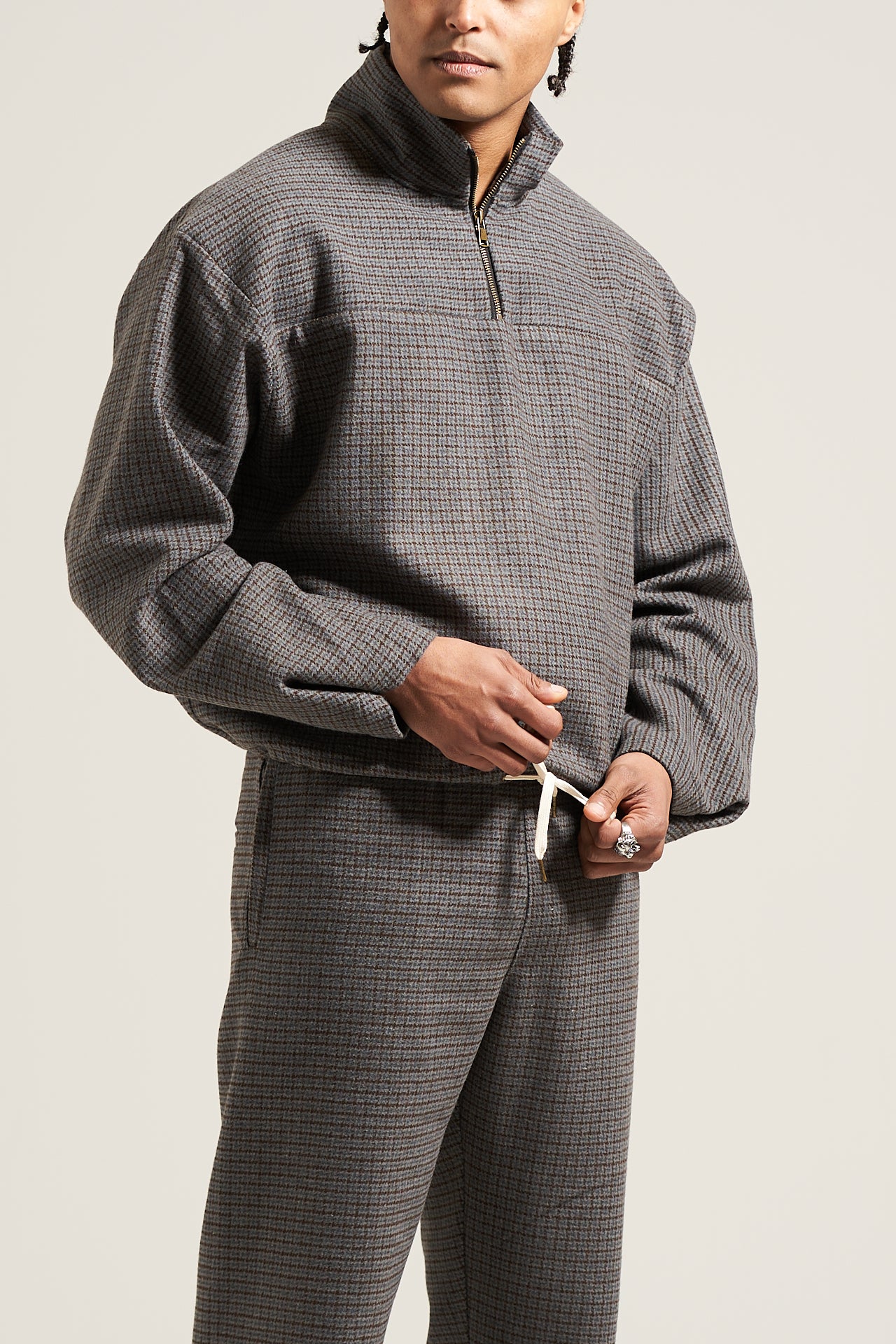 The Gunmetal Quarter Zip