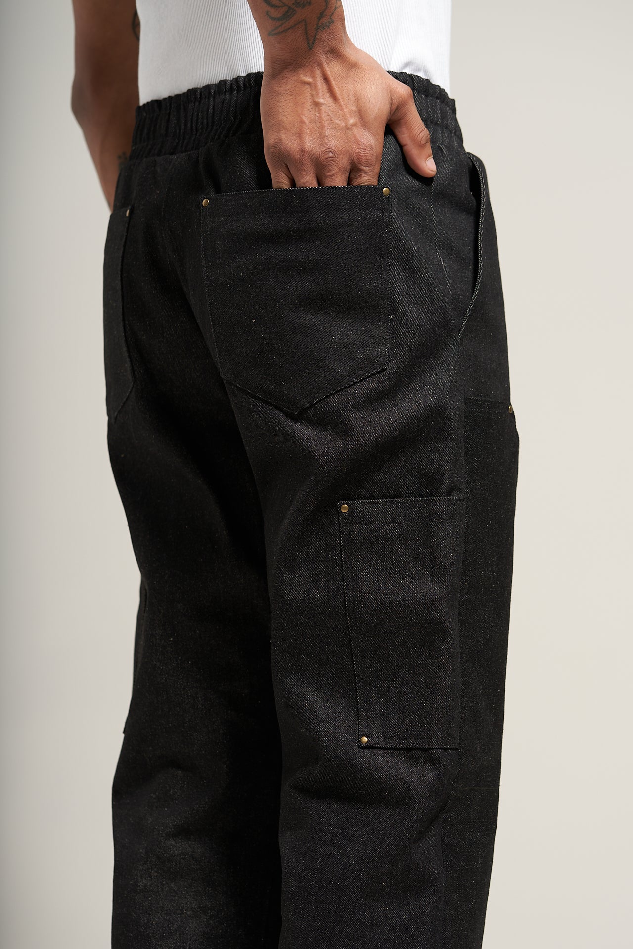 The Raw Black Carpenter Pant
