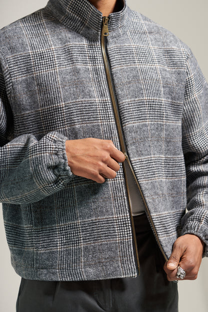 The Steel Check Track Flannel