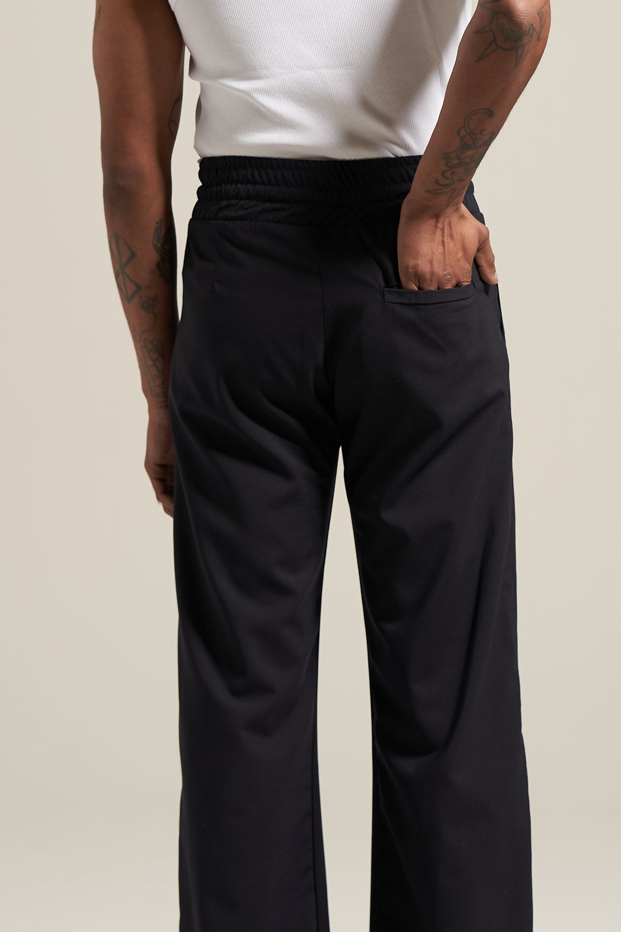 The French Navy Flow Pant