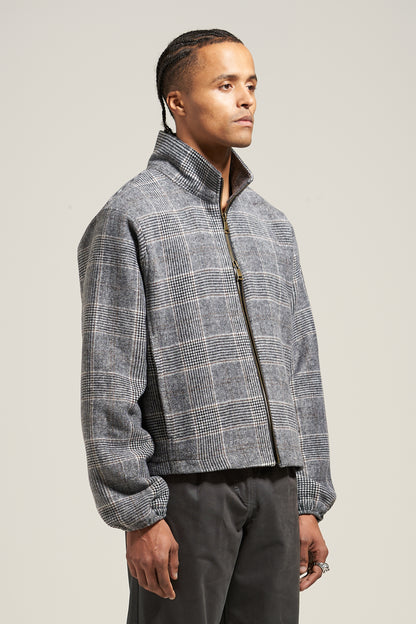 The Steel Check Track Flannel