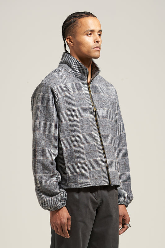 The Steel Check Track Flannel