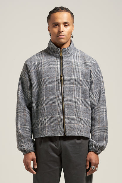 The Steel Check Track Flannel
